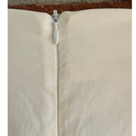 J. Marie Embroidered Mini Skirt | Blue White Tropical Floral Birds | Size S est. - Picture 10 of 10